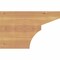 Ekena Millwork Monterey Smooth Rafter Tail, Western Red Cedar, 3 1/2"W x 8"H x 12"L RFT04X08X12MON00SWR - alternate 2